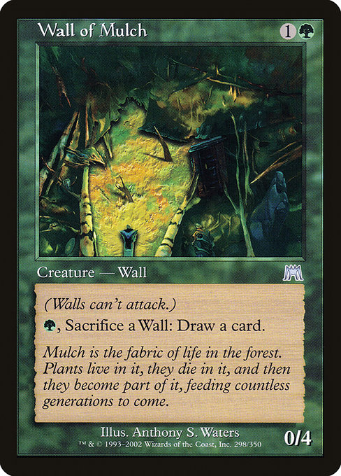 Wall of Mulch - Onslaught Uncommon Card