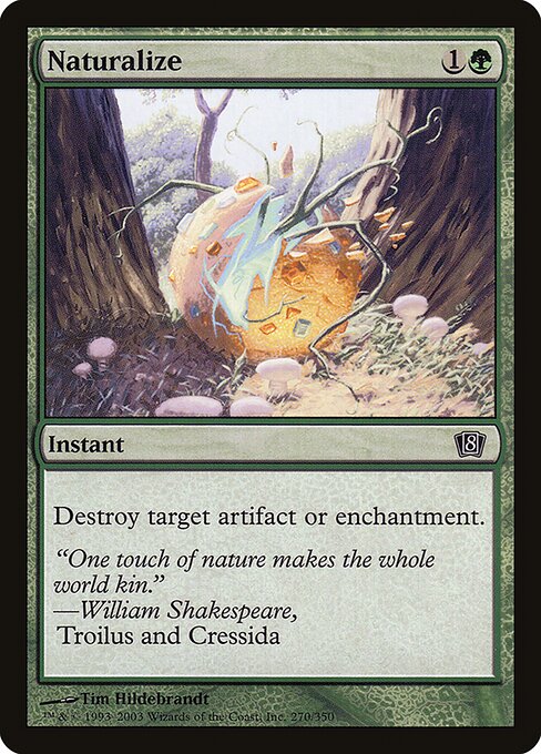 Naturalize - Eighth Edition Common Card