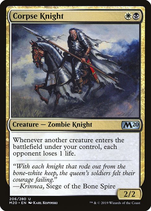 Corpse Knight - Core Set 2020 Uncommon Card