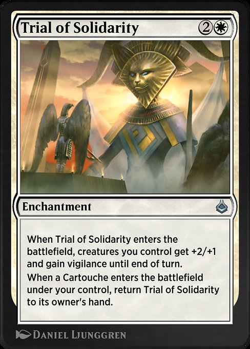 Trial of Solidarity - Amonkhet Remastered Uncommon Card