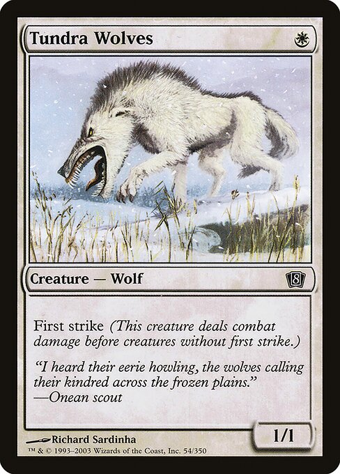 Tundra Wolves - Eighth Edition Common Card