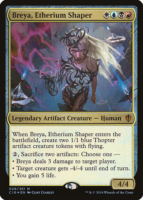 Breya, Etherium Shaper - Commander 2016 Mythic Card
