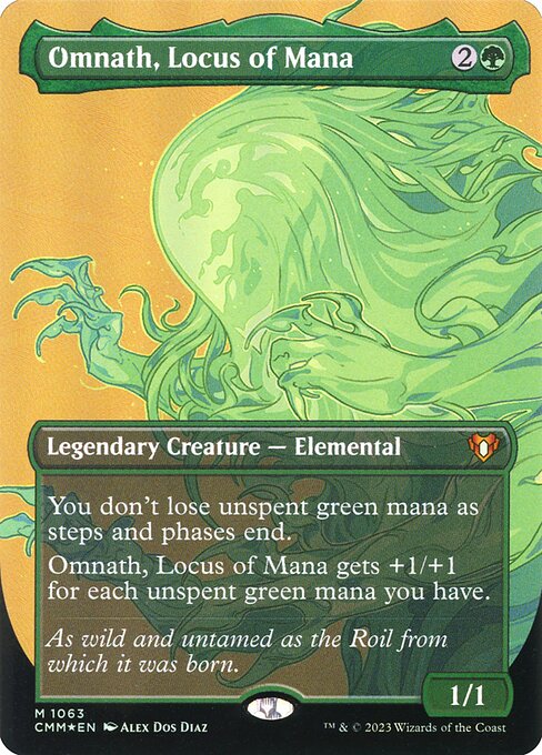 Omnath, Locus of Mana - Commander Masters Mythic Card