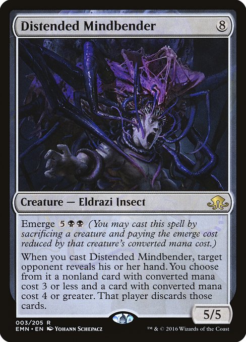 Distended Mindbender - Eldritch Moon Rare Card