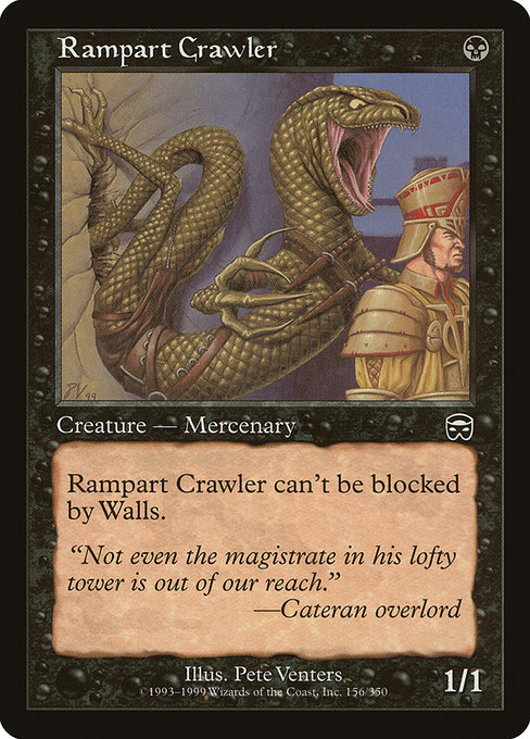 Rampart Crawler - Mercadian Masques Common Card