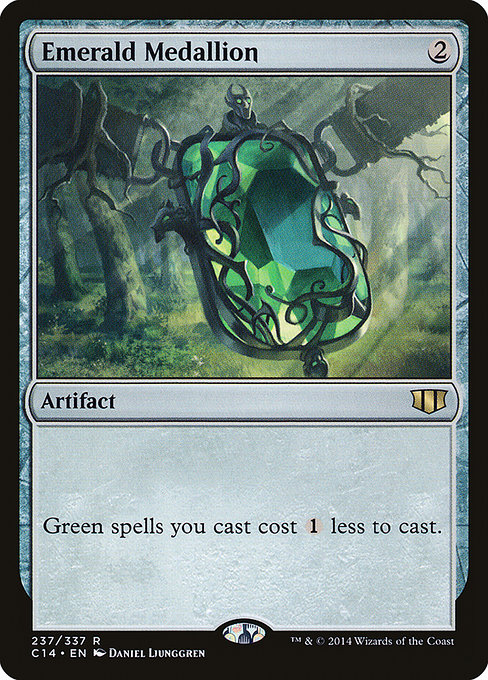 Emerald Medallion - Commander 2014 Rare Card