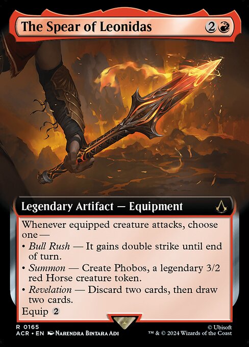 The Spear of Leonidas - Assassin's Creed Rare Card