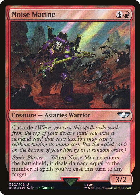 Noise Marine - Warhammer 40,000 Commander Uncommon Card