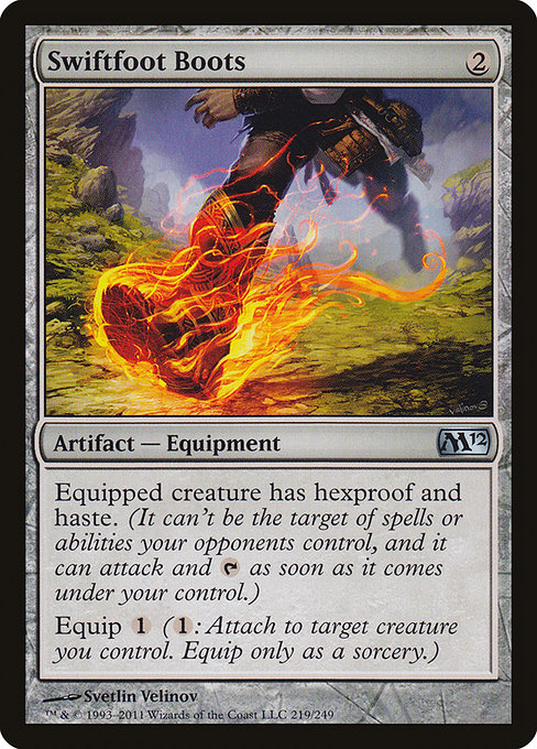 Swiftfoot Boots - Magic 2012 Uncommon Card