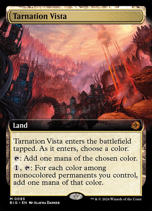 Tarnation Vista - The Big Score Mythic Card