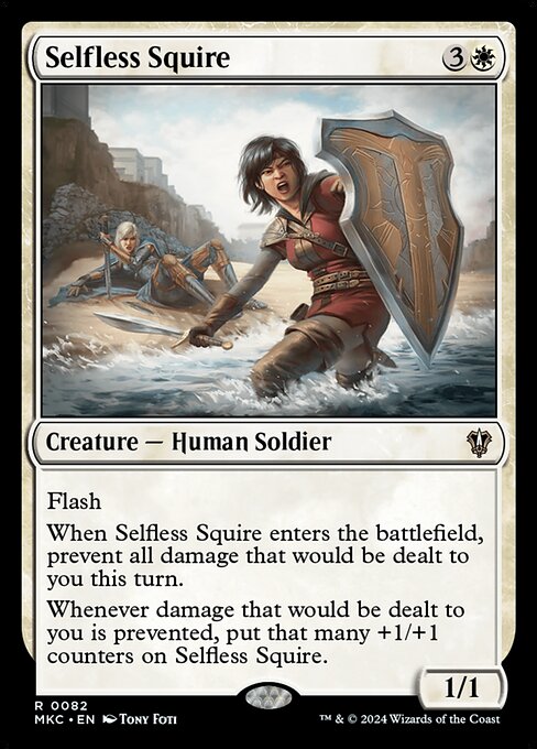 Selfless Squire - Murders at Karlov Manor Commander Rare Card