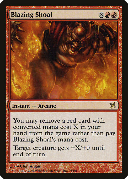 Blazing Shoal - Betrayers of Kamigawa Rare Card