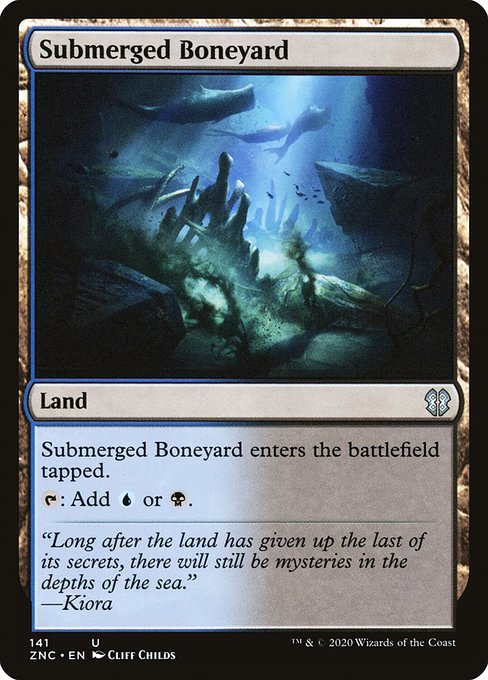 Submerged Boneyard - Zendikar Rising Commander Uncommon Card