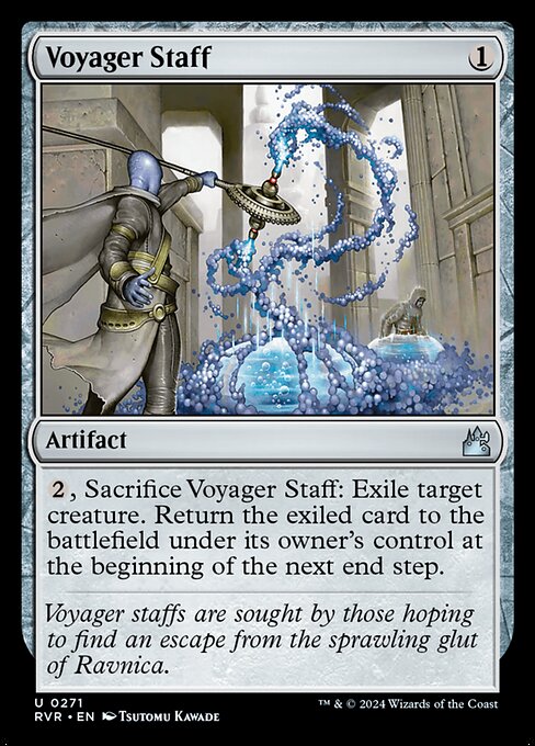 Voyager Staff - Ravnica Remastered Uncommon Card