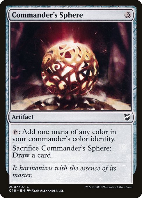 Commander's Sphere - Commander 2018 Common Card