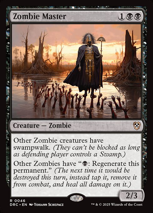 Zombie Master - Aetherdrift Commander Rare Card