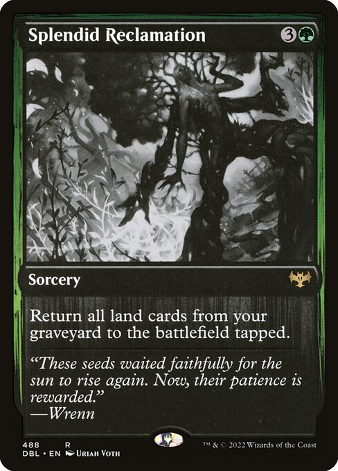 Splendid Reclamation - Innistrad: Double Feature Rare Card