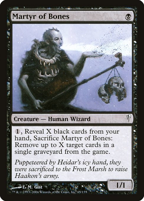 Martyr of Bones - Coldsnap Common Card
