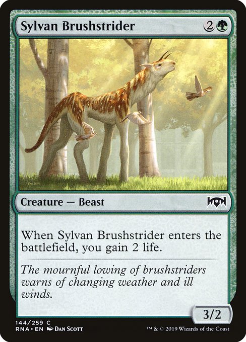 Sylvan Brushstrider - Ravnica Allegiance Common Card