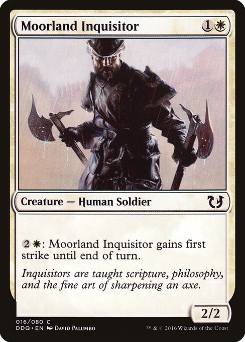 Moorland Inquisitor - Duel Decks: Blessed vs. Cursed Common Card