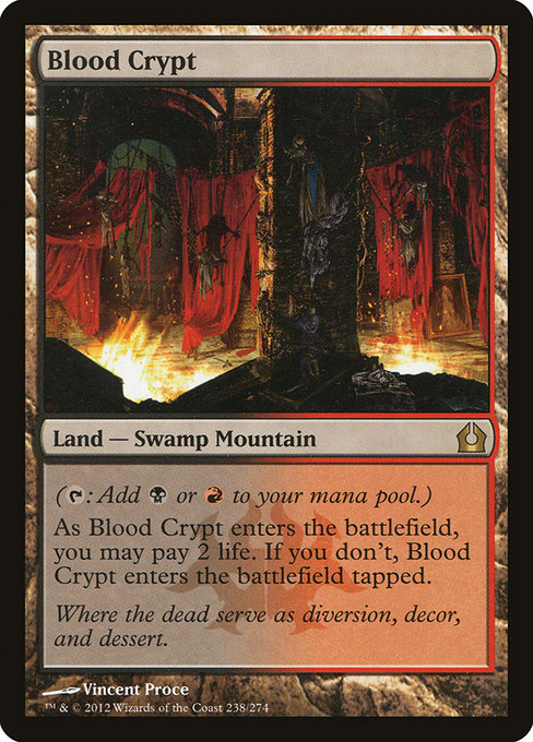 Blood Crypt - Return to Ravnica Rare Card