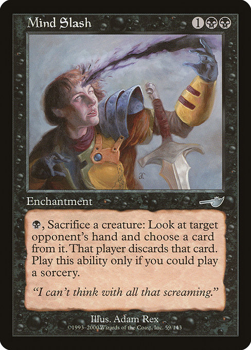 Mind Slash - Nemesis Uncommon Card