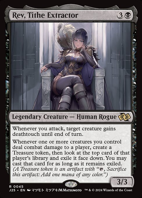 Rev, Tithe Extractor - Foundations Jumpstart Rare Card