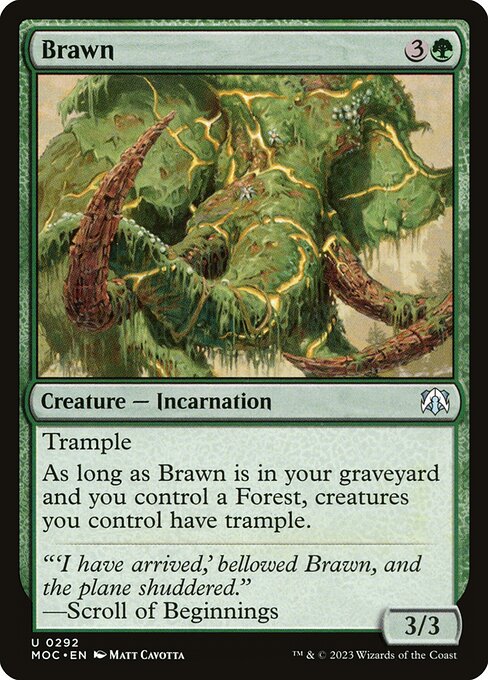 Brawn - March of the Machine Commander Uncommon Card