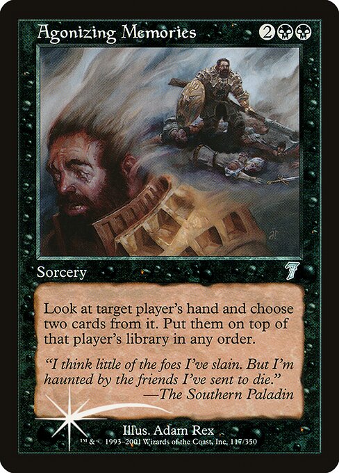Agonizing Memories - Seventh Edition Uncommon Card