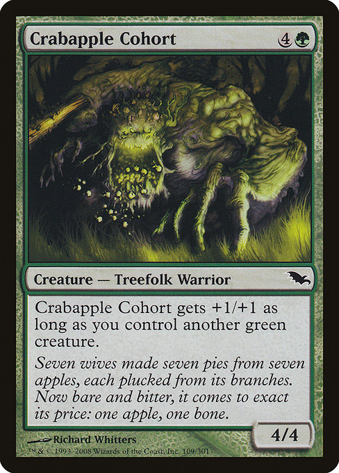 Crabapple Cohort - Shadowmoor Common Card
