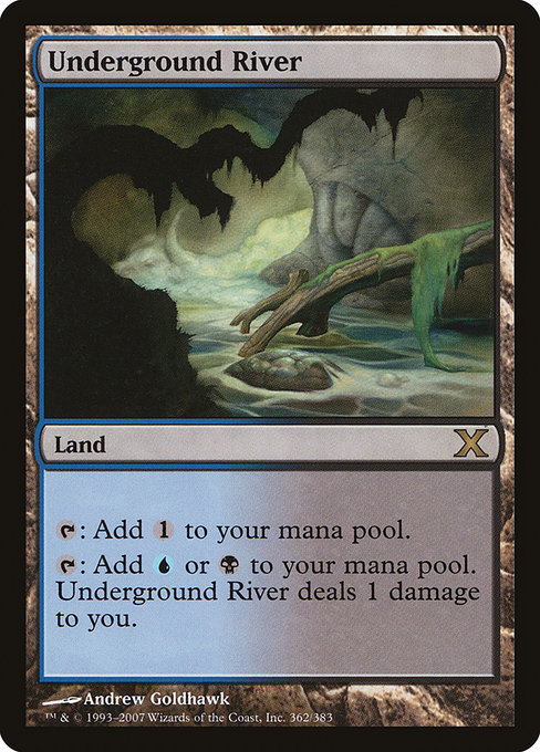 Underground River - Tenth Edition Rare Card