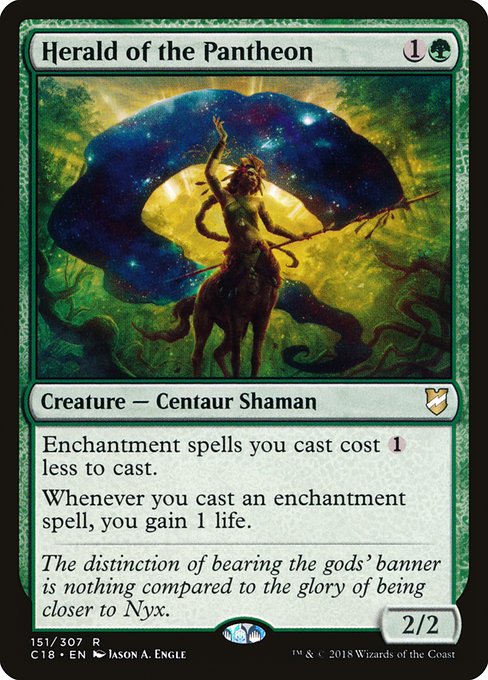 Herald of the Pantheon - Commander 2018 Rare Card
