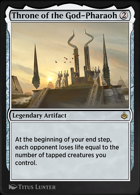 Throne of the God-Pharaoh - Amonkhet Remastered Rare Card
