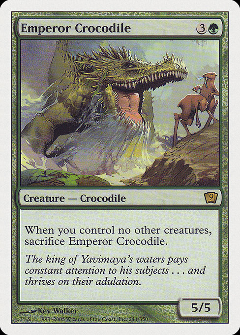 Emperor Crocodile - Ninth Edition Rare Card