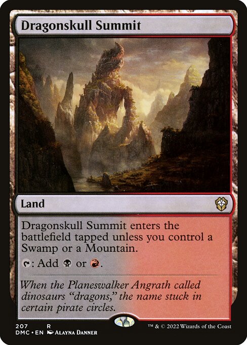 Dragonskull Summit - Dominaria United Commander Rare Card