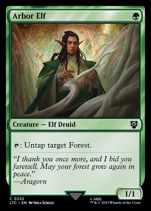 Arbor Elf - Tales of Middle-earth Commander Common Card