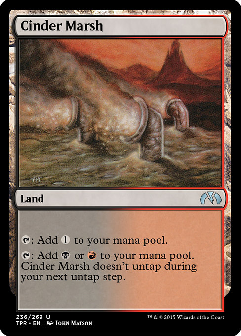 Cinder Marsh - Tempest Remastered Uncommon Card