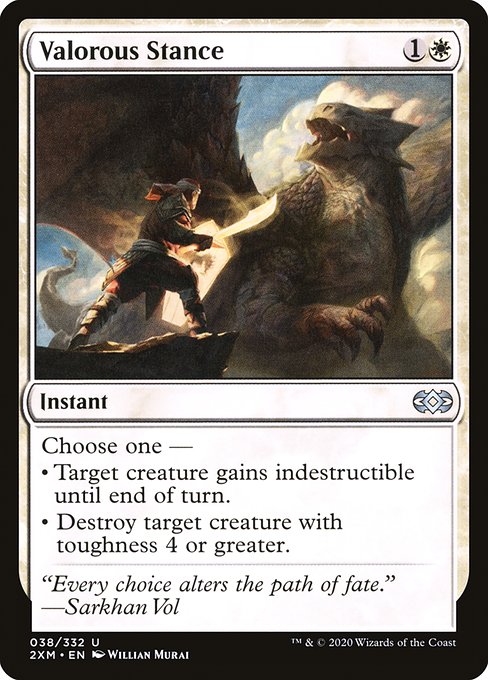 Valorous Stance - Double Masters Uncommon Card