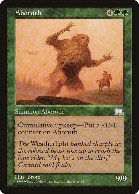 Aboroth - Weatherlight Rare Card
