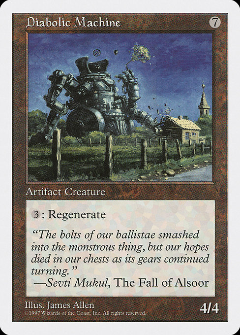 Diabolic Machine - Fifth Edition Uncommon Card