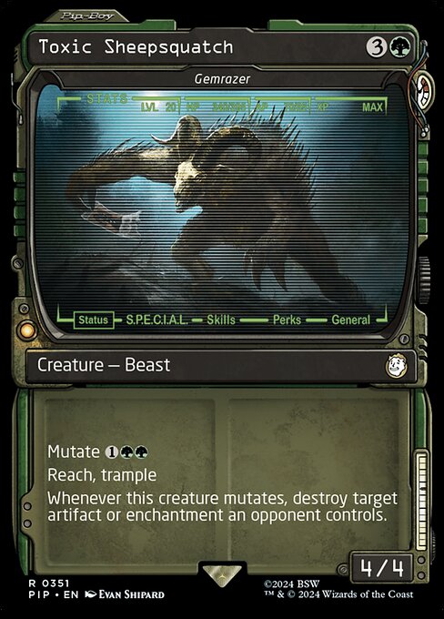 Gemrazer - Fallout Rare Card