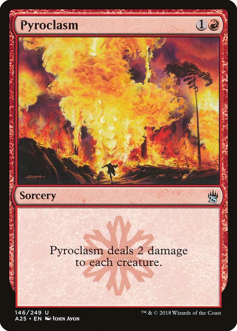 Pyroclasm - Masters 25 Uncommon Card