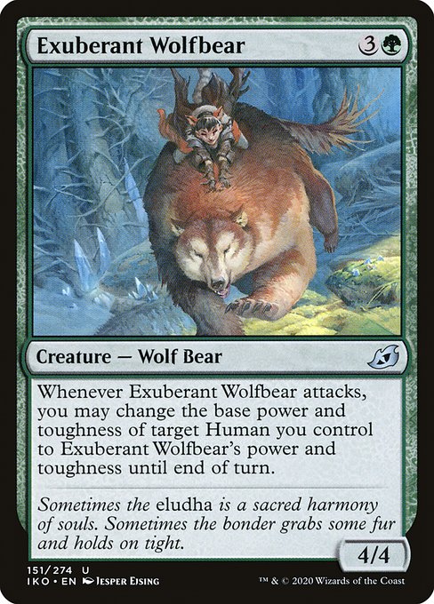 Exuberant Wolfbear - Ikoria: Lair of Behemoths Uncommon Card