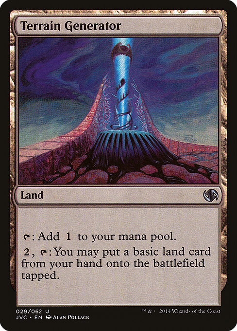 Terrain Generator - Duel Decks Anthology: Jace vs. Chandra Uncommon Card