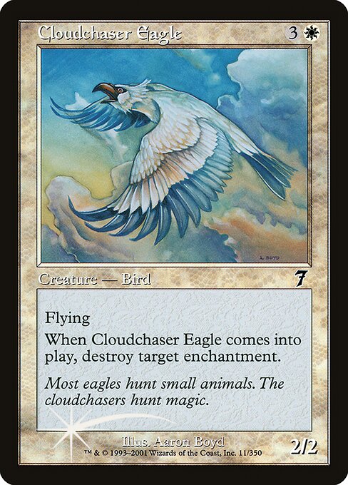 Cloudchaser Eagle - Seventh Edition Common Card