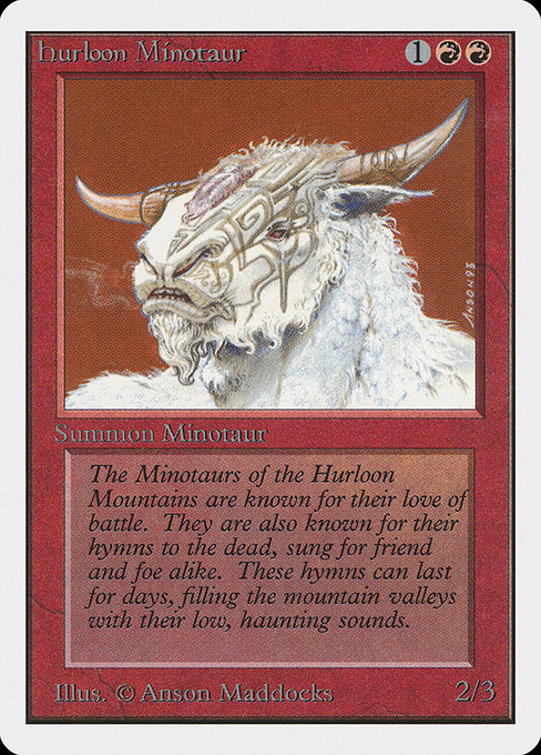 Hurloon Minotaur - Unlimited Edition Common Card