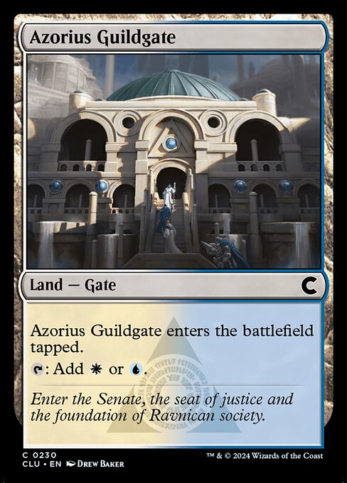 Azorius Guildgate - Ravnica: Clue Edition Common Card