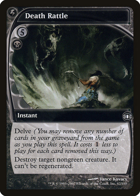 Death Rattle - Future Sight Common Card