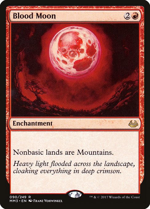 Blood Moon - Modern Masters 2017 Rare Card