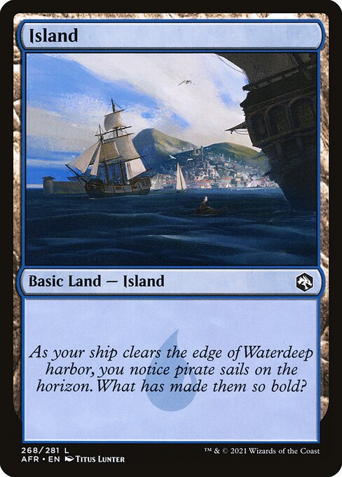 Island - Adventures in the Forgotten Realms Common Card